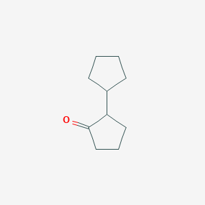 C10H16O-2-Cyclopentylcyclopentanone-411